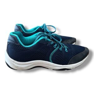 Vionic 335 Emerald 9030 Shoes Navy Teal Comfort Walking Athletic Women’s Size 7